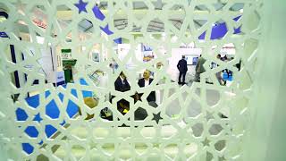Exhibition stand for Emirates Zone at ADIPEC.