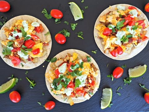 Breakfast Recipe: Breakfast Tacos by Everyday Gourmet with Blakely