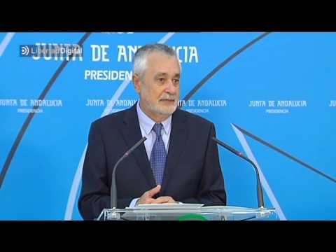 José Antonio Griñán anuncia su renuncia a la presidencia de la Junta de Andalucía