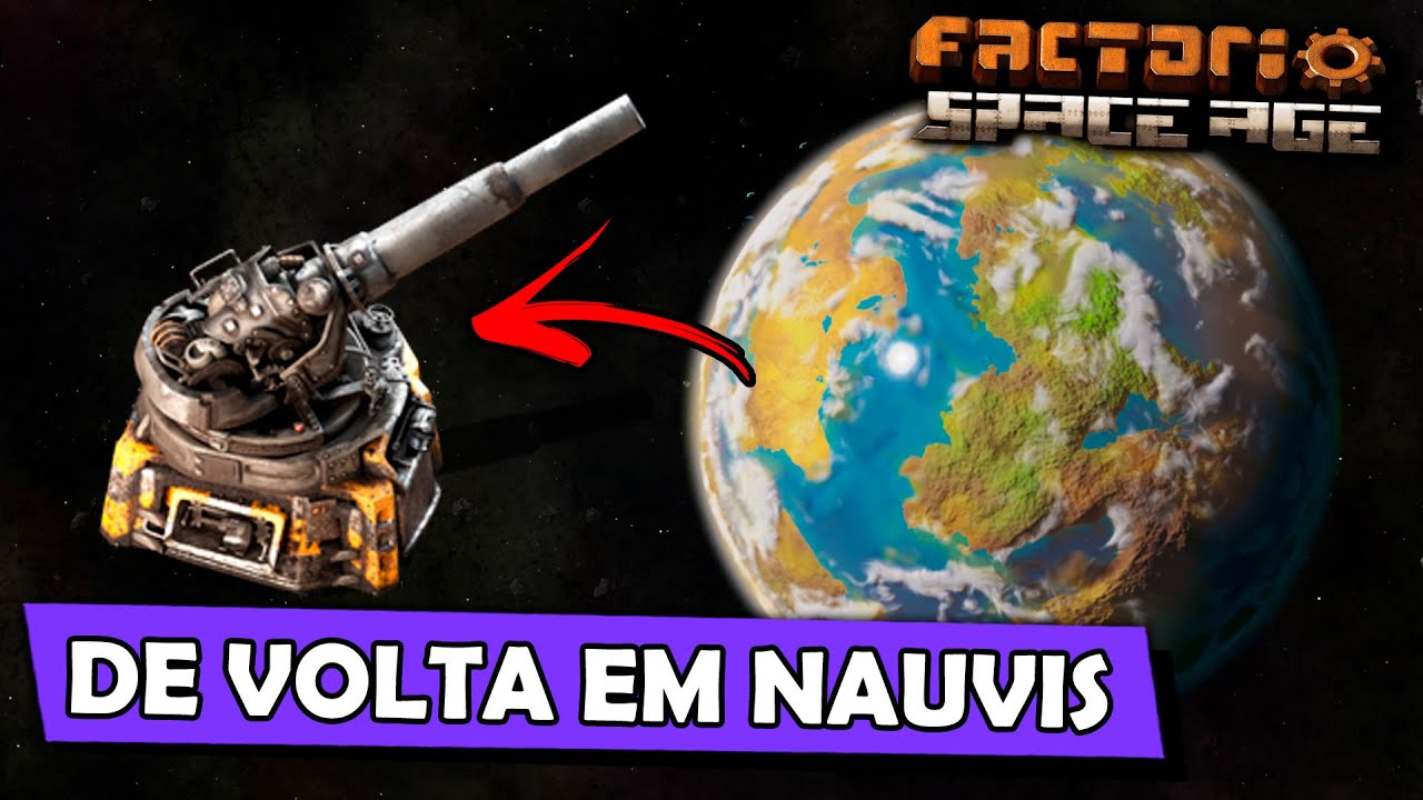 Factorio Space Age - De volta em NAUVIS para REFORÇAR as DEFESAS ...