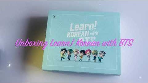 UNBOXING | Learn! Korean with BTS