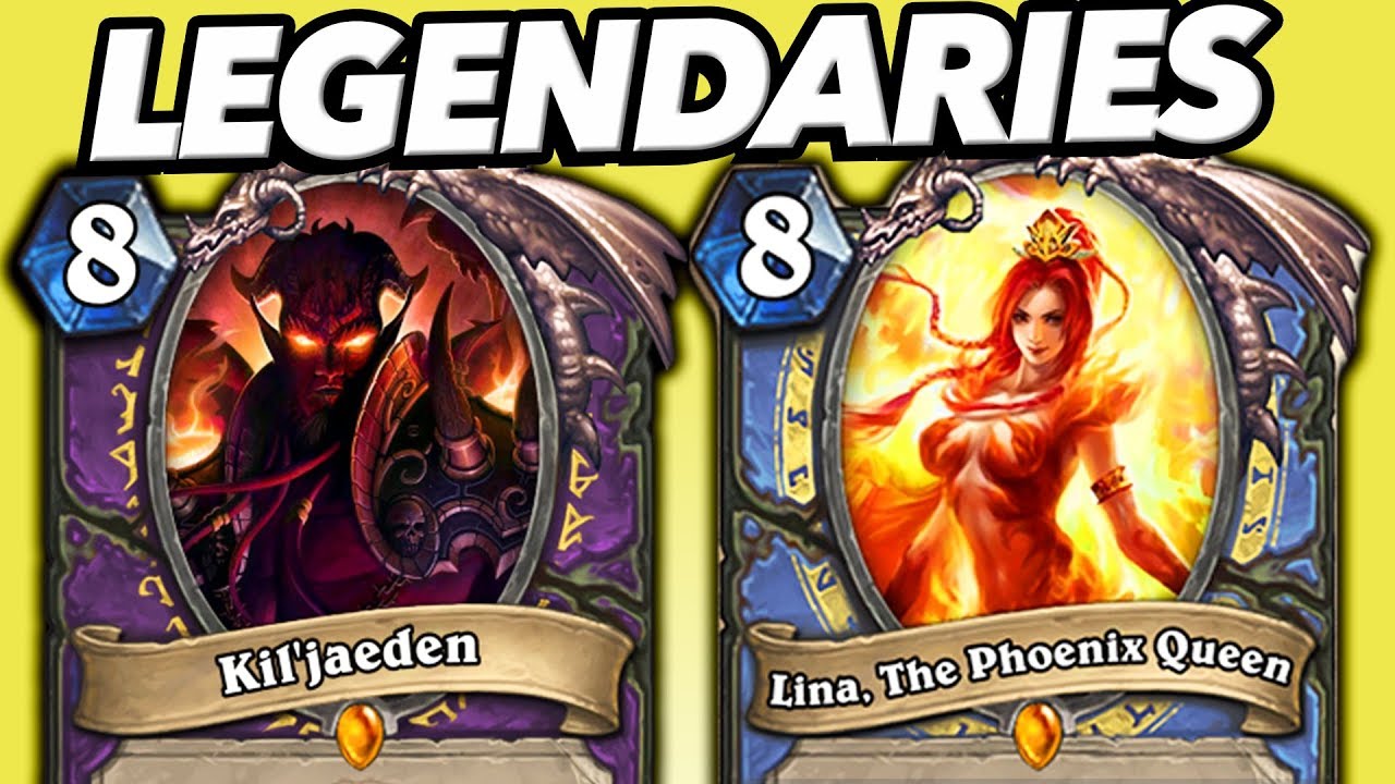 Hearthstone - 10 Crazy Fan-Made Legendaries! - YouTube