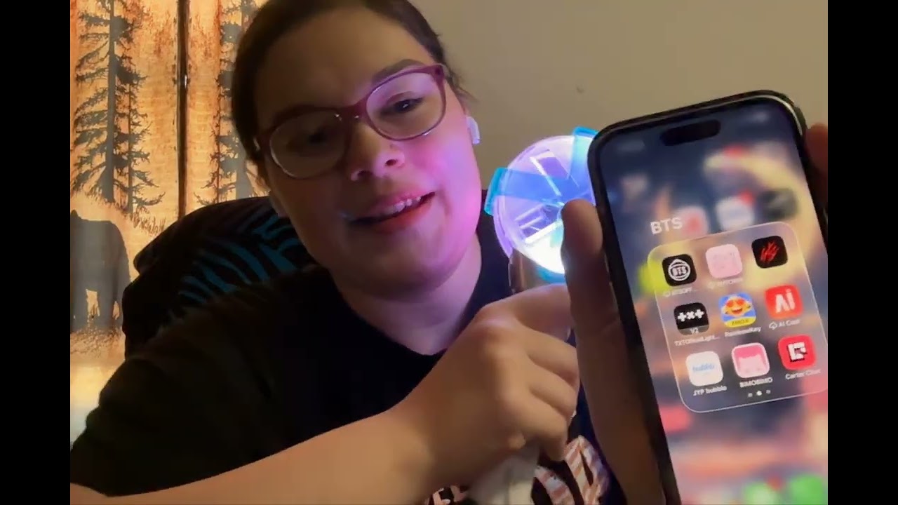 Unboxing TXT Version One Official Light Stick