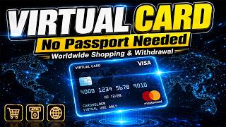 ✅ Virtual card For international payment | Mypal Visa card No passport