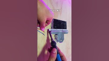 PVC Trick: DIY LED RGB Lamp #shorts