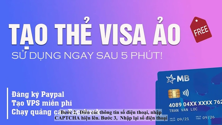 Hướng dẫn mở thẻ visa