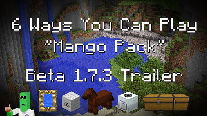 6 Different Ways You Can Play "Mango Pack" - A Minecraft Beta 1.7.3 'All-in-One Mod' Trailer!