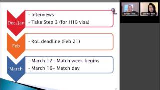 Residency application timeline and program search