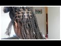 Knotless box braids / Ghana Pre-Stretched braiding hair/ Type 4 Hair