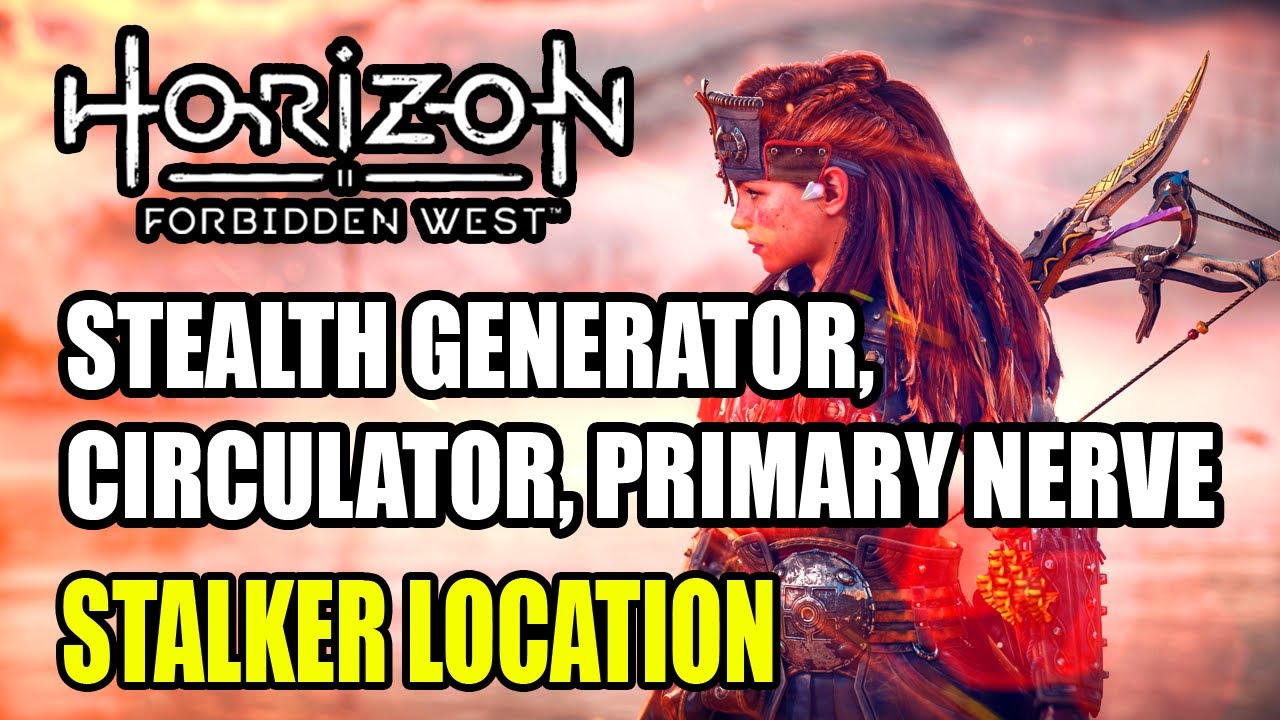 Stalker Guide (Stealth Generator, Circulator, Primary Nerve) | Horizon Forbidden West