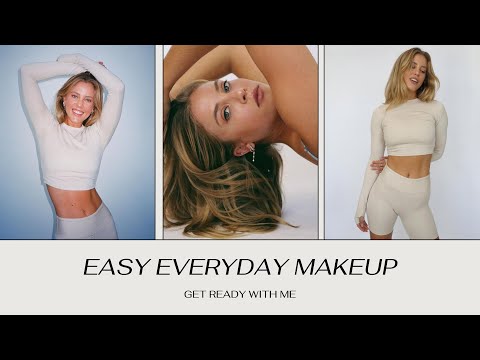 EASY EVERYDAY MAKEUP I use for my workout videos! #beautywithtash