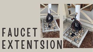 How to Install a Portable Garden Hose Faucet Extension