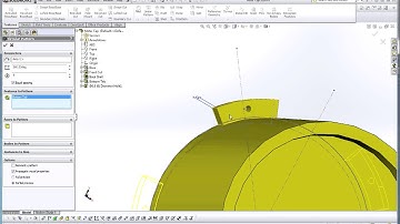 Simple Meter Assembly, Part 5, Cap, Hole Wizard, Straight Slot, Arc Slot Sketch