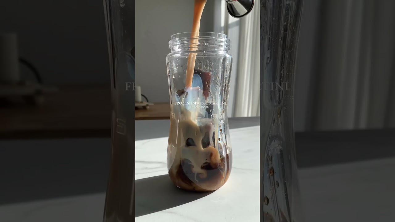 A frosty espresso martini 