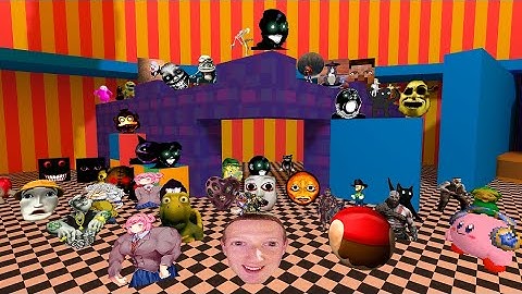 Willekeurige Nextbots pakken Garry