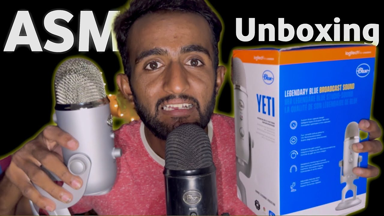 ASMR Unboxing Blue Yeti Mic