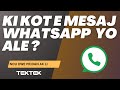 TEKTEK | S.O.S Whatsapp, eske nou an danje !