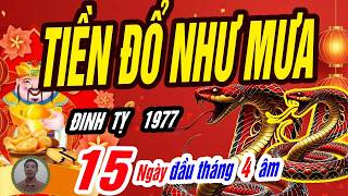🐍 Linh Xà Khai Vận! Đinh Tỵ 1977 Lộ Rõ Tử Vi 15 Ngày Đầu Tháng 4 Âm Vận Tiền Đổ Về screenshot 5