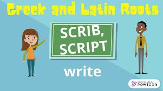 Latin Roots SCRIB, SCRIPT Details