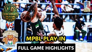 Mpbl Highlights Cebu Vs Davao Occidental 2025 Mpbl Play-In Tournament Oct. 4, 2025