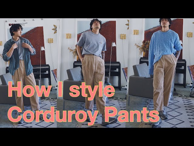 5 Ways To Style: Brown Corduroy Trousers