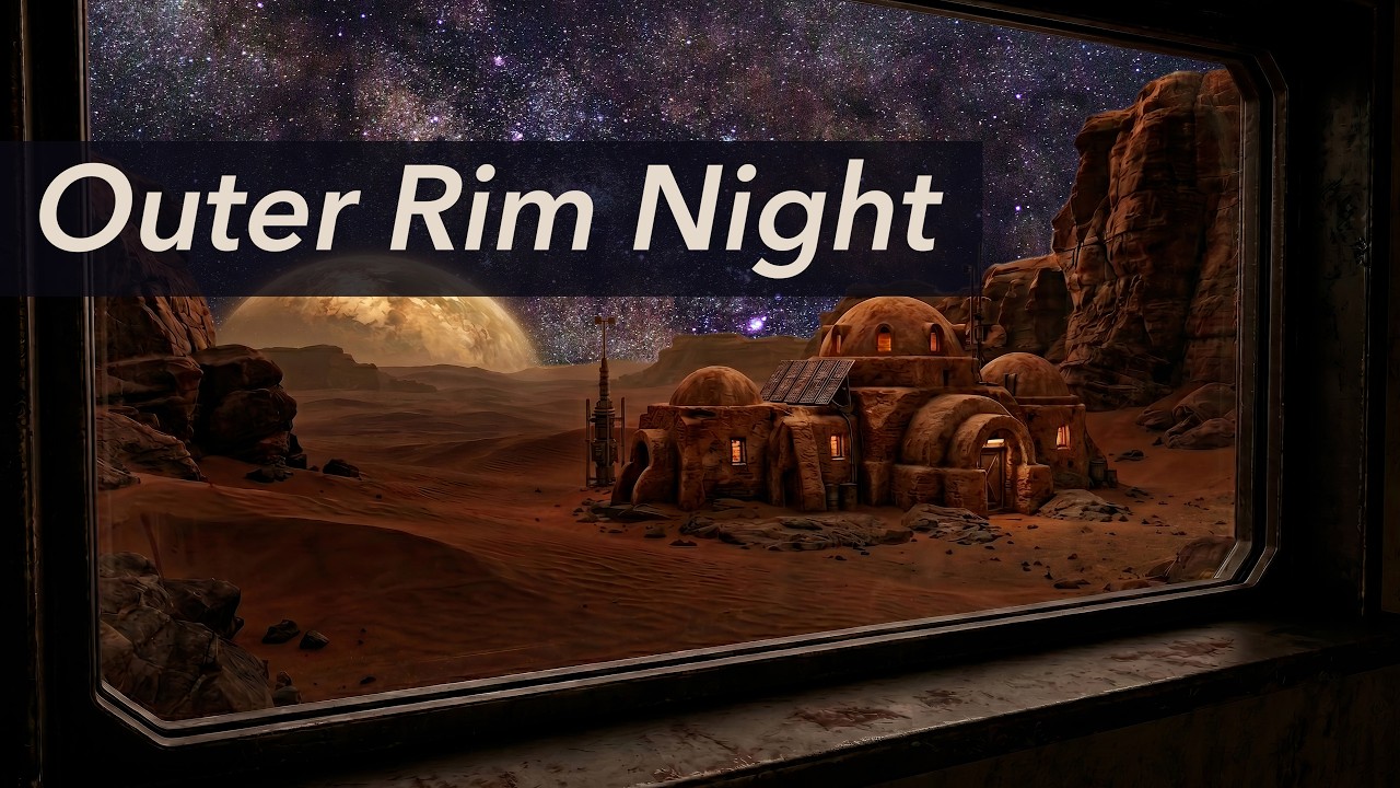 Outer Rim Desert Night 🌌 Cinematic Sci-Fi Ambience for Deep Focus - YouTube