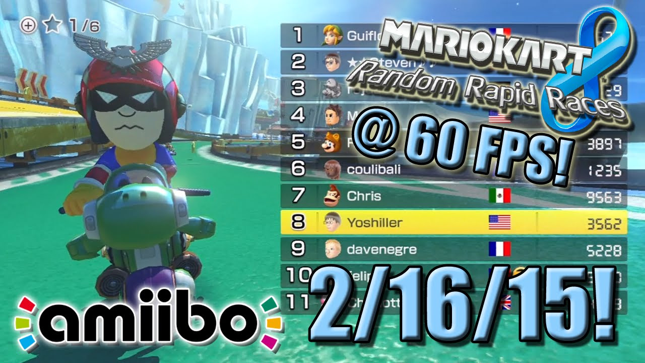 Mario Kart 8 - Random Rapid Races - 2/16/15!