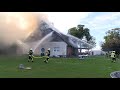 Hausbrand in Weyhe - mehrere Feuerwehrleute verletzt