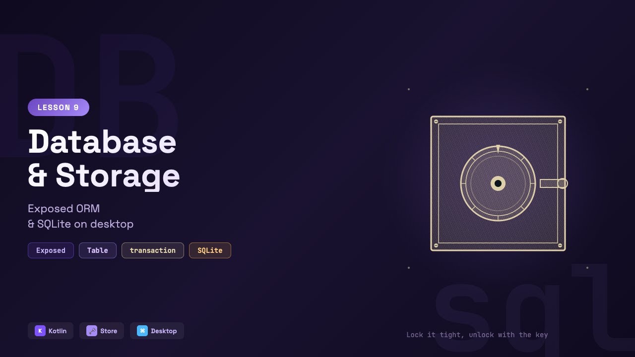 Database & Storage in Compose Desktop: Exposed ORM & SQLite | Kotlin ...