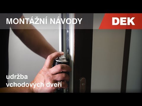 Video: Jak namazat těsnění dveří?