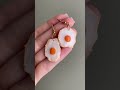 Polymer clay earrings tutorial #tutorial #polymerclay #polymerclayearrings #earrings #handmade #egg