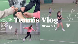 Tennis Vlog *Hitting for fun, study break!*