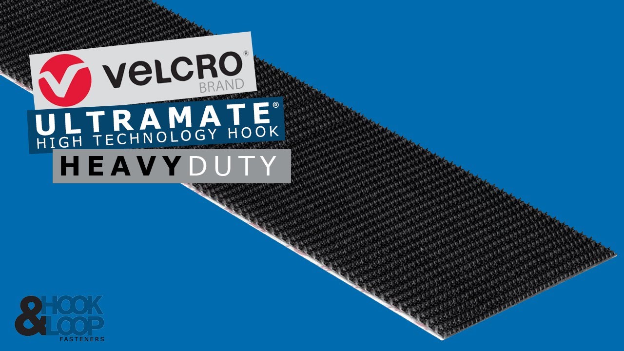 VELCRO® Brand Heavy Duty Hook Tape, Two-way Facing Plastic Hooks