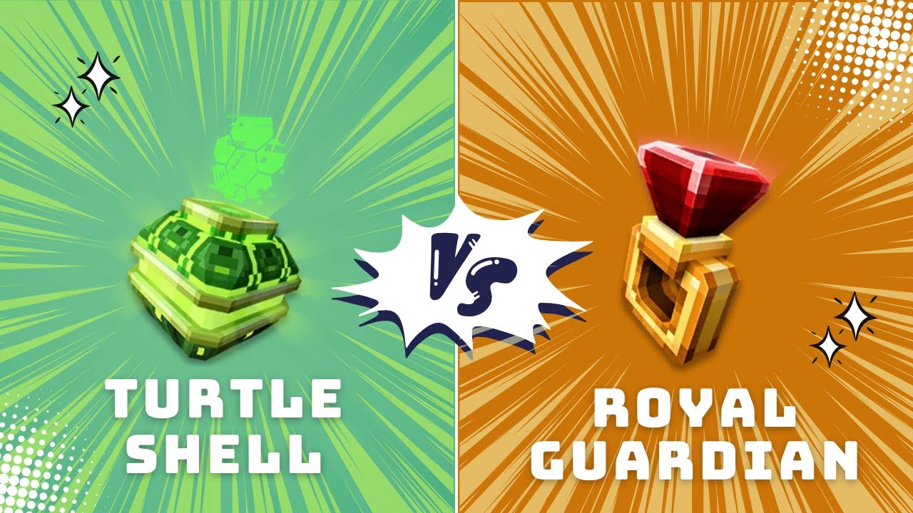 Turtle Shell VS Royal Guardian | TIPS & COUNTERS [Pixel Gun 3D]