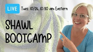 Shawl Bootcamp: Knit 5 Shawls Using Any Weight Yarn!