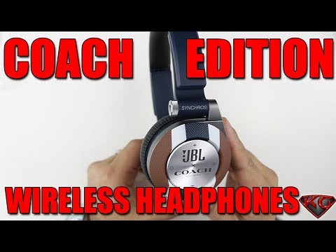 JBL Synchros E40BT Wireless Headphones Coach Edition Unboxing & Review