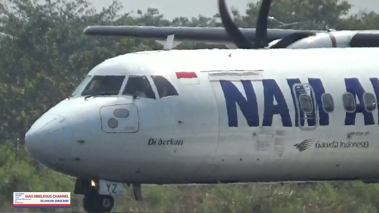 Plane Spotting Ahmad Yani Airport Semarang Indonesia - NAM AIR
