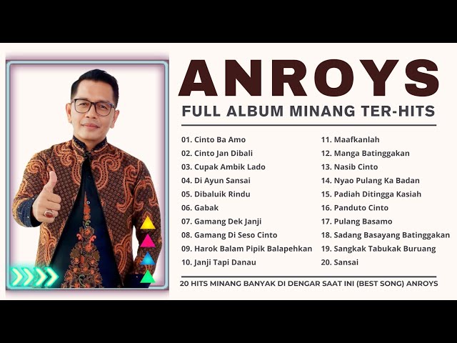 Anroys Full Album Minang Ter-Hits, || 20 Hits Minang Anroys (The Best Song), (Teman Perjalanan) class=