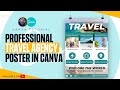 Canva Tutorial for Beginners - How to Design a Travel Poster in Canva for an Agency| African Geek