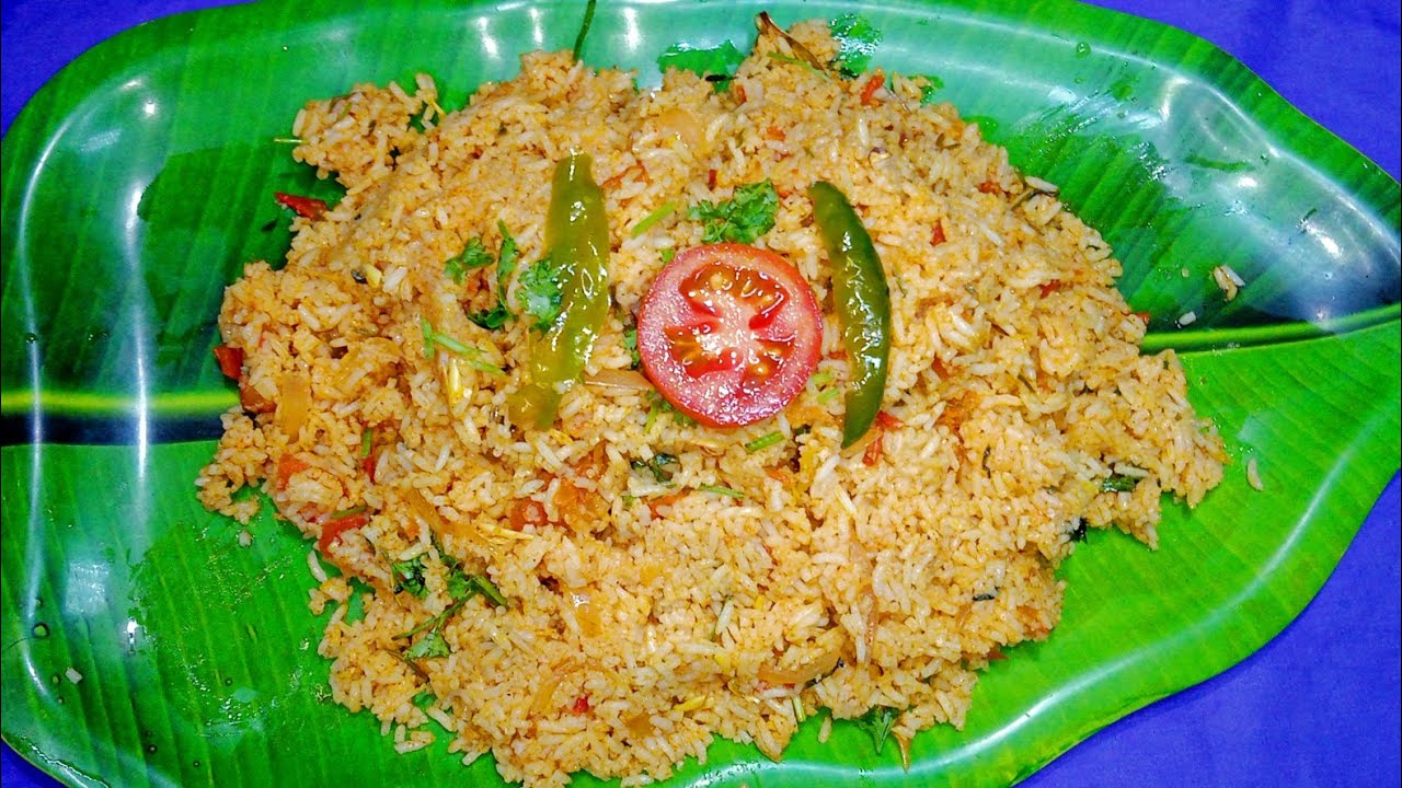 Try This Simple and Tasty Tomato Masala Rice🍅Yummy Tomato Rice In