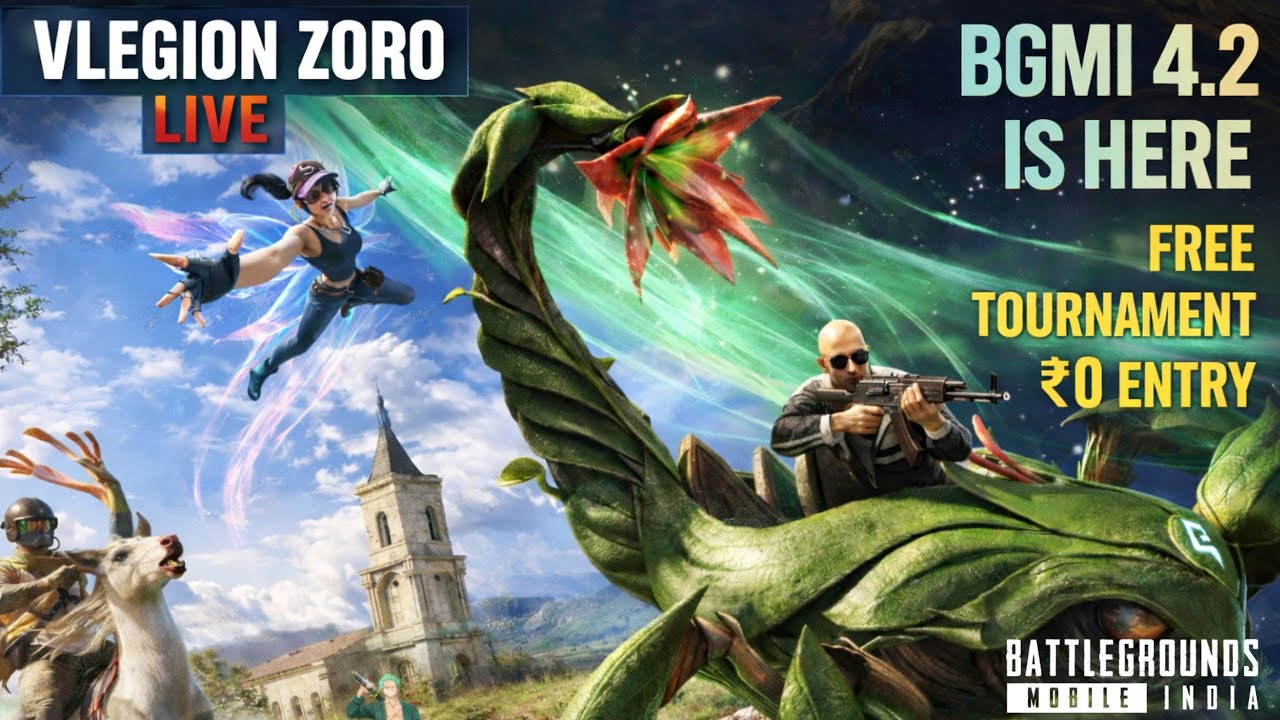 BGMI 4.2 Esports Live  | Free Tournament | VLEGION ZORO