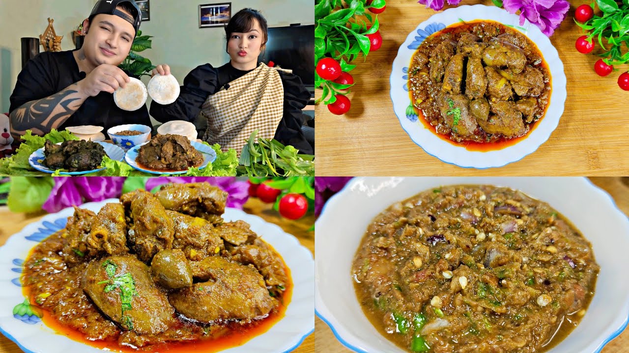 Putharo Special + Dohnud Syiar 😋|| Chicken Liver & Gizzard Recipe
