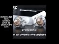 KZ EDX PRO X Wired Earphones Dynamic Drive HiFi Stereo Bass Sound Earbud Music Noise Cancelling Gami