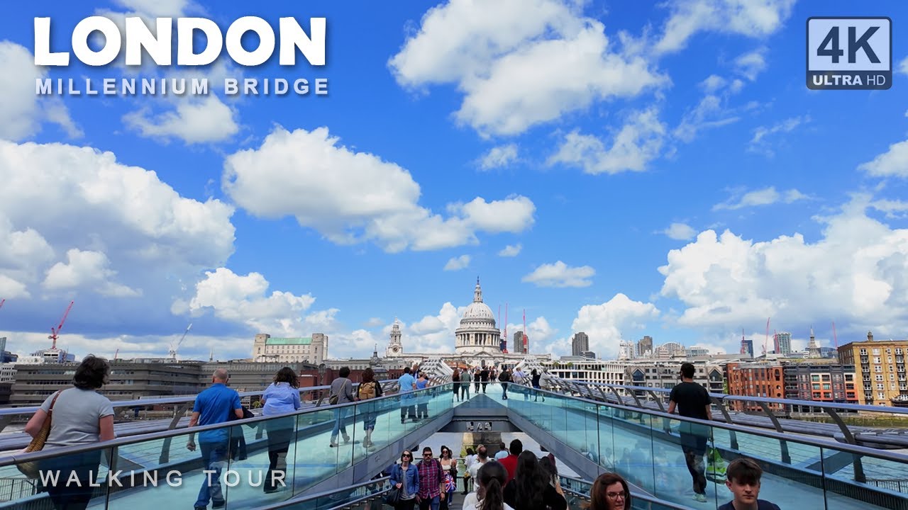 London: Millennium Bridge Walk & City Cycling Tour