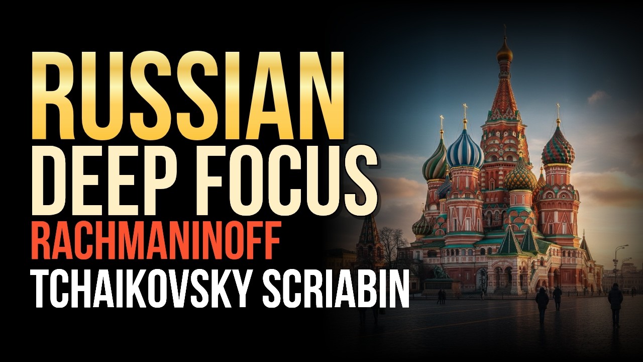 Dark Romantic Russian Piano for Deep Focus (3 Hours) | Rachmaninoff • Tchaikovsky • Scriabin