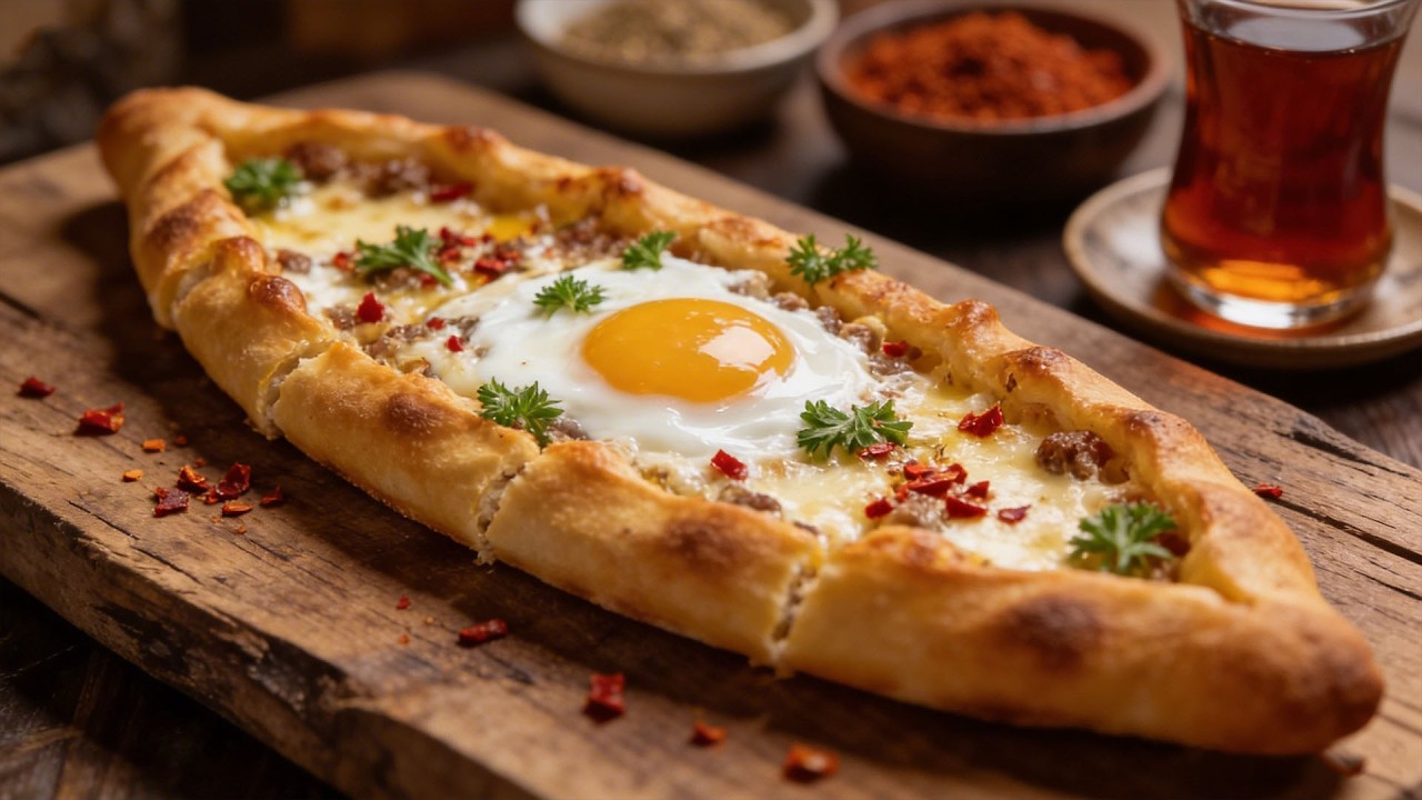 Geheimes Streetfood-Rezept 🍽️  Türkische Pide wie aus Istanbul