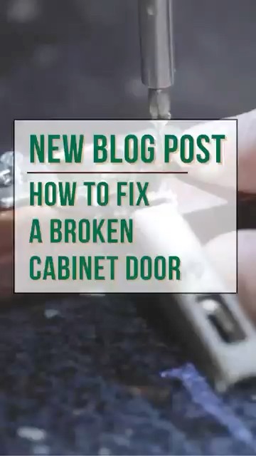 How to Fix a Broken Cabinet Door – Easy DIY Repair Tips for Begginers ...