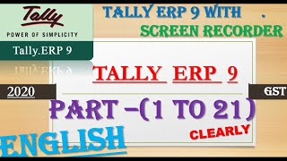 Tally ERP 9 Full tutorial in English (1 to 21) tally gst in english tally erp 9 course tally sofware screenshot 3