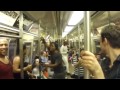 The lion king broadway cast takes over nyc subway and sings circle of life