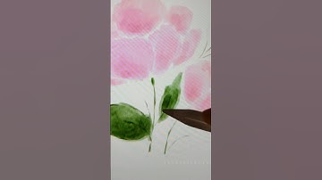 Watercolor peonies #procreatebrushes #watercolorflorals